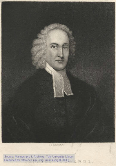 Jonathan Edwards lithograph
